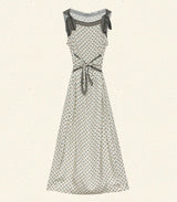 AMORETTE DRESS -- RIVIERA FOULARD