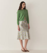 CLAUDINE CARDIGAN -- LIGHT KELLY GREEN